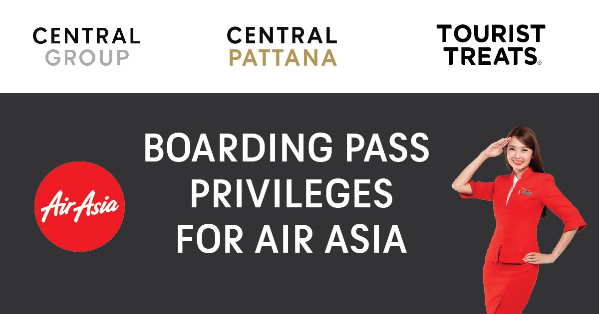 Airasia X Central Pattana Boarding Pass Privileges